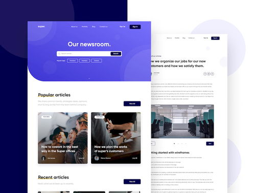 服務(wù)型初創(chuàng)公司網(wǎng)站界面設(shè)計模板指南